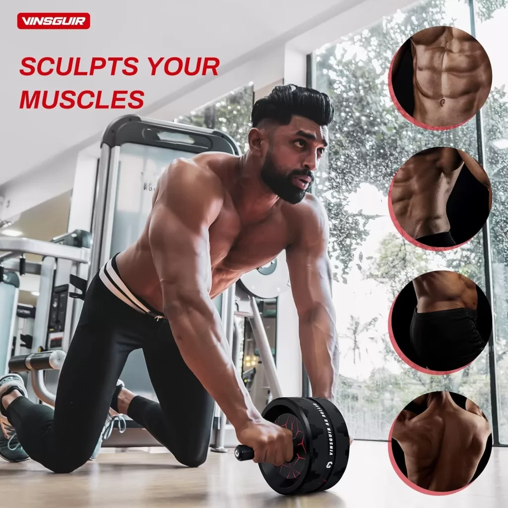 Unlock Core Strength with Vinsguir Ab Roller Wheel